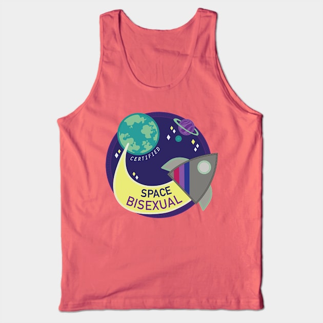 Space Bisexual Tank Top by Soft Biology